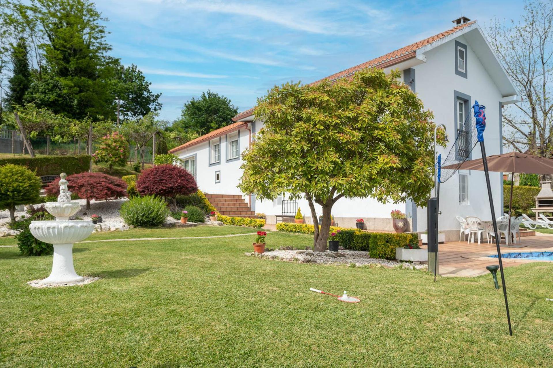 Casa Tarrío con Piscina - Santiago de Compostela Vila Boqueixon Exterior foto